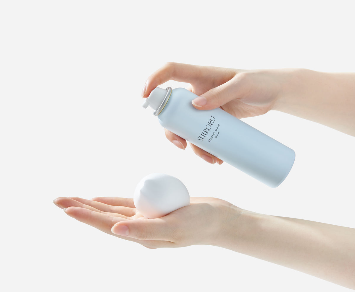 SHIRORU Face Foam - Crystal Mild Whip  (120g)
