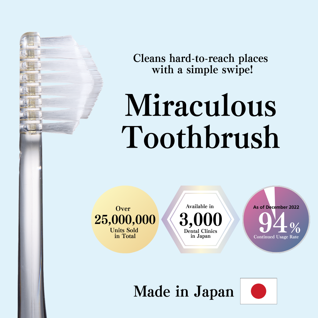 Miraculous Toothbrush 4 Pack Set