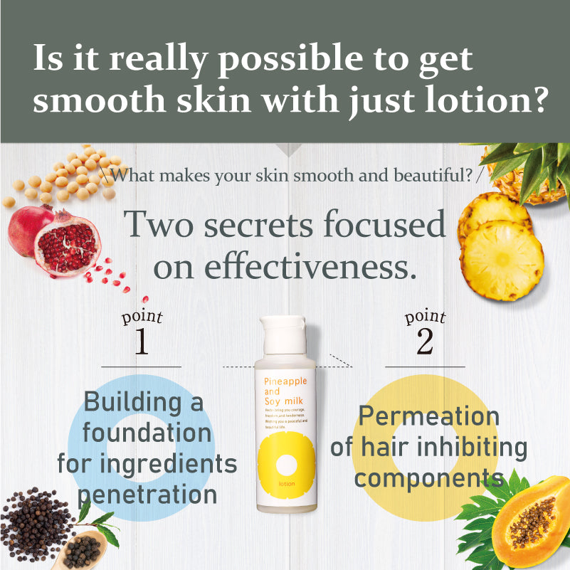 Pineapple Soy Milk Hair removal Lotion