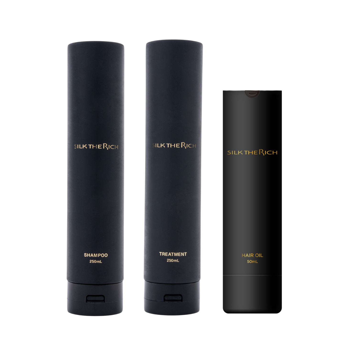 SILK THE RICH Scalp & Repair Shampoo Treatment Hair Oil Set