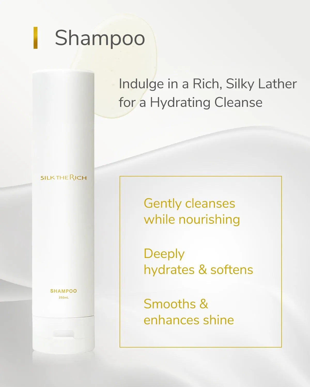 SILK THE RICH Moist & Repair Shampoo