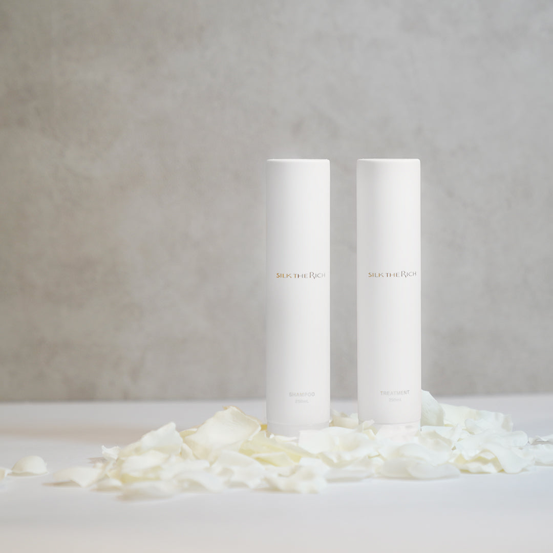 SILK THE RICH Moist & Repair Shampoo & Treatment Set